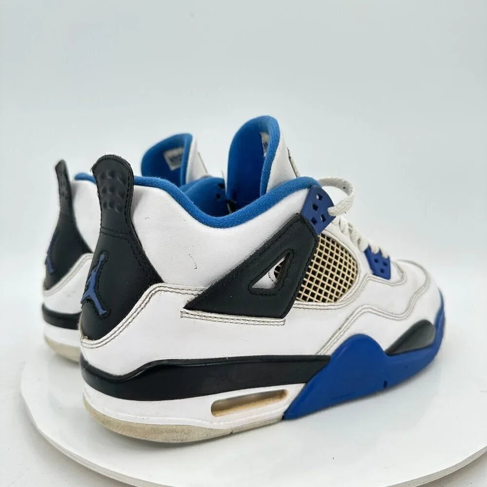 Nike Air Jordan 4 Youth Size 7Y Women 8.5 408452117 Blue White Shoes